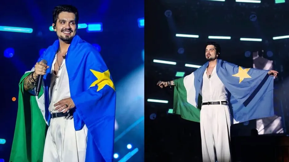 Luan Santana estreia turnê com show lotado em Campo Grande