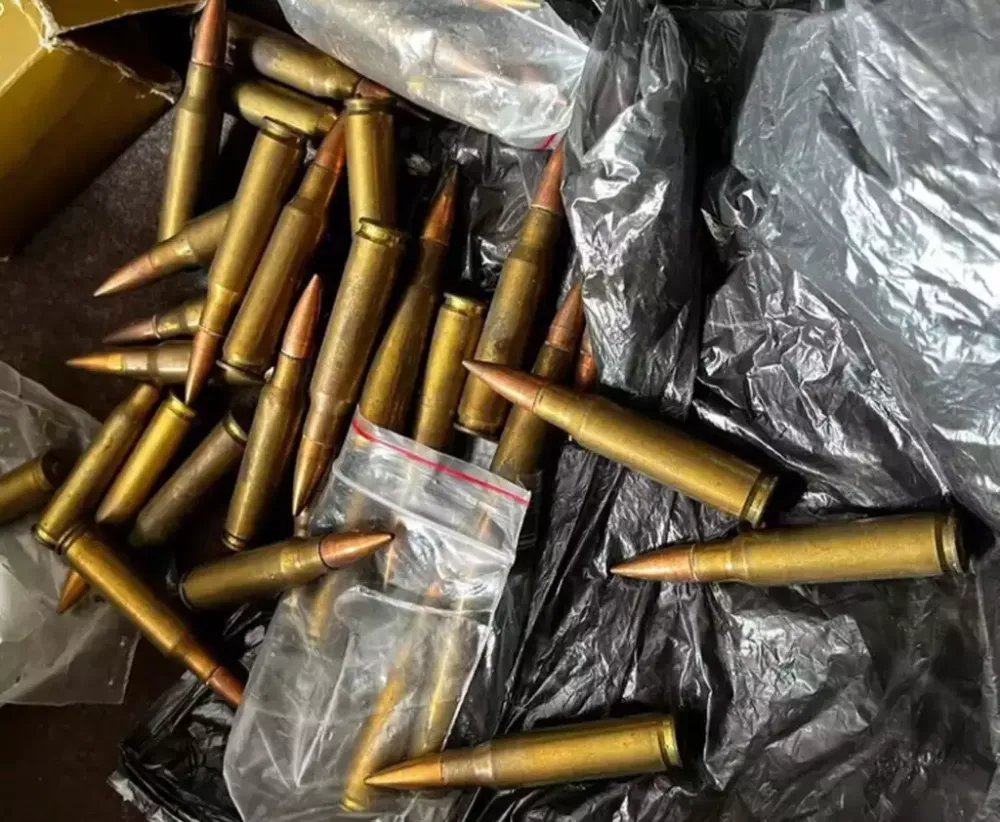 Confusão familiar leva à apreensão de 99 munições de fuzil