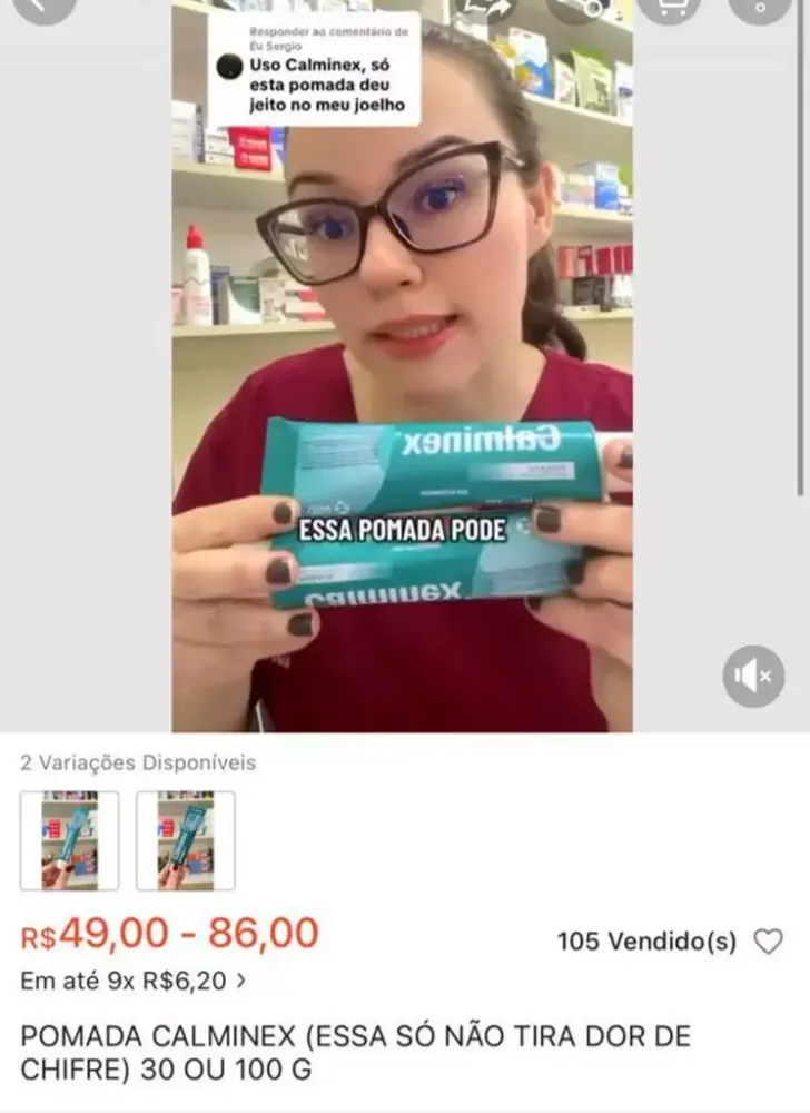 Influencer presa vendia “pomada de cavalo” com promessa de curar quase tudo